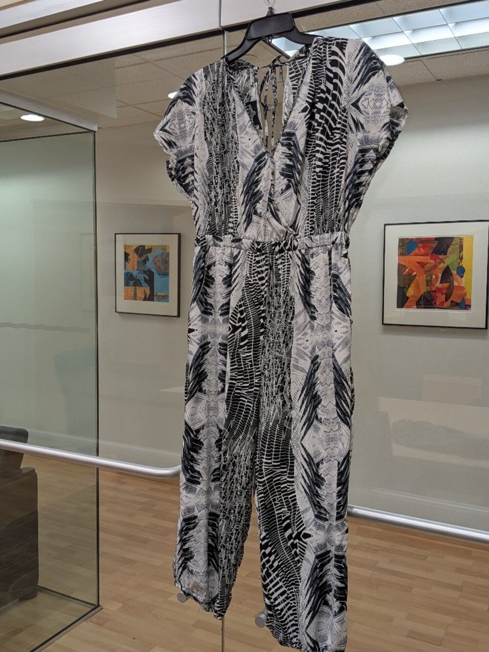 Angie Black & White Jumpsuit